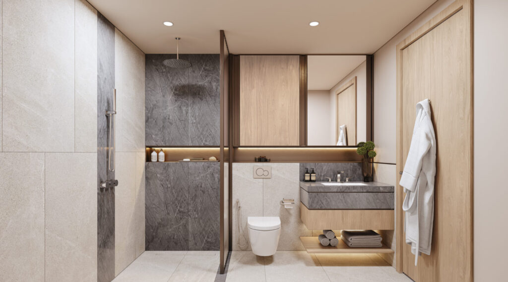 Mercer House -Typical Bathroom